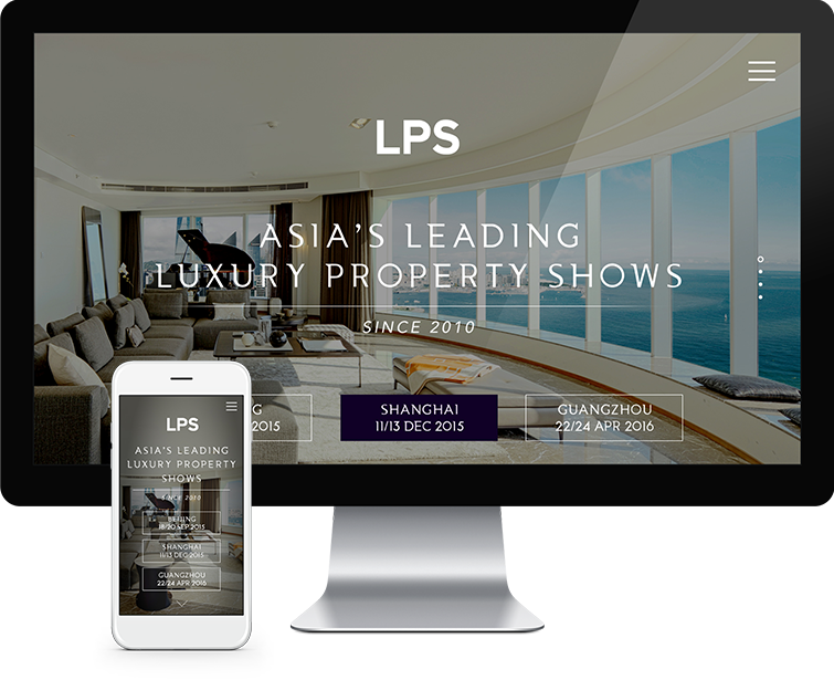 LPS高端房产展会自适应网站建设01-Flow Asia