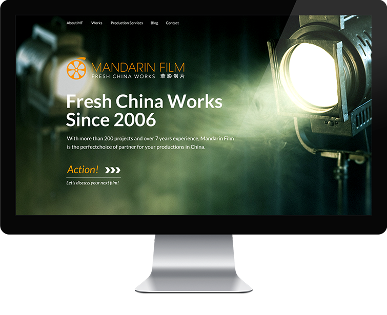 华影青橙的网站设计-Flow Asia
