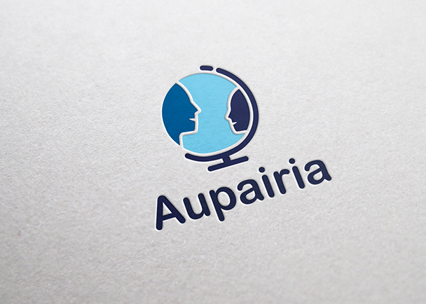 Aupairia logo设计01-Flow Asia
